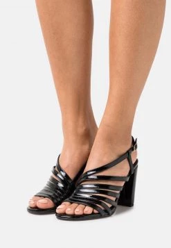 Marco Tozzi Femme Sandales à Talons Hauts Black