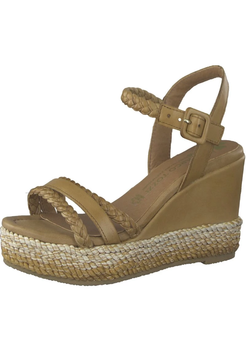 Marco Tozzi Femme Sandales à Talons Hauts Nut Comb 2 Marco Tozzi Femme Sandales à Talons Hauts Nut Comb – Image 2
