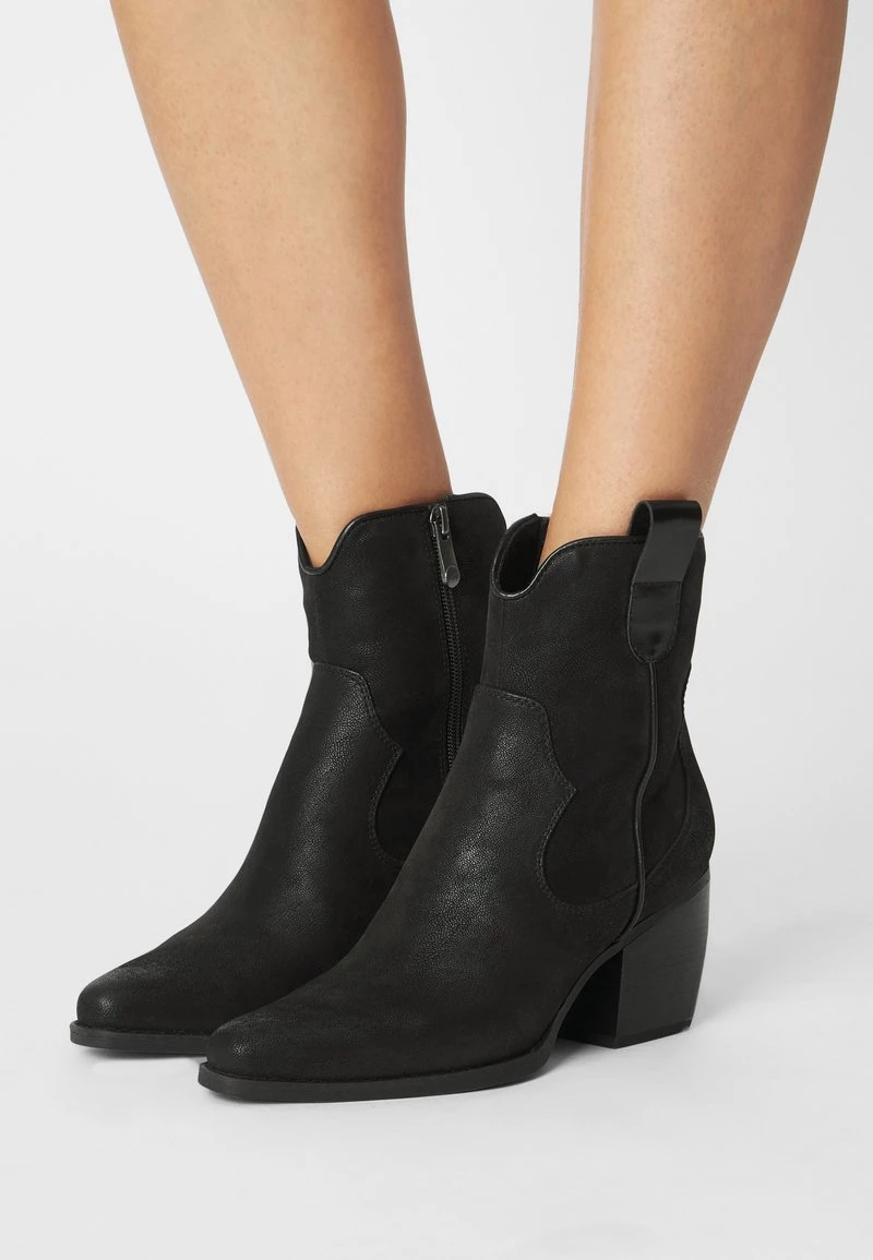 Marco Tozzi Femme Santiags Black Antic 1 Marco Tozzi Femme Santiags Black Antic