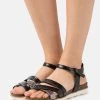 Marco Tozzi Femme Sandales Compensées Black/antic