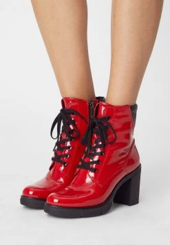 Marco Tozzi Bottines à Plateau Red Femme