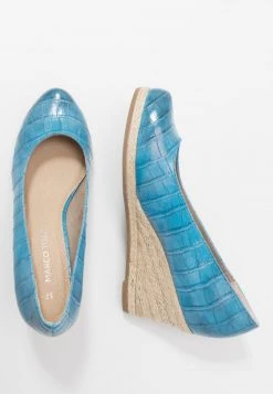 Marco Tozzi Escarpins Compensés Light Blue Femme -Marco Tozzi Soldes Magasin 15bf5c341608444a97d4f2dd8d8d2dbd