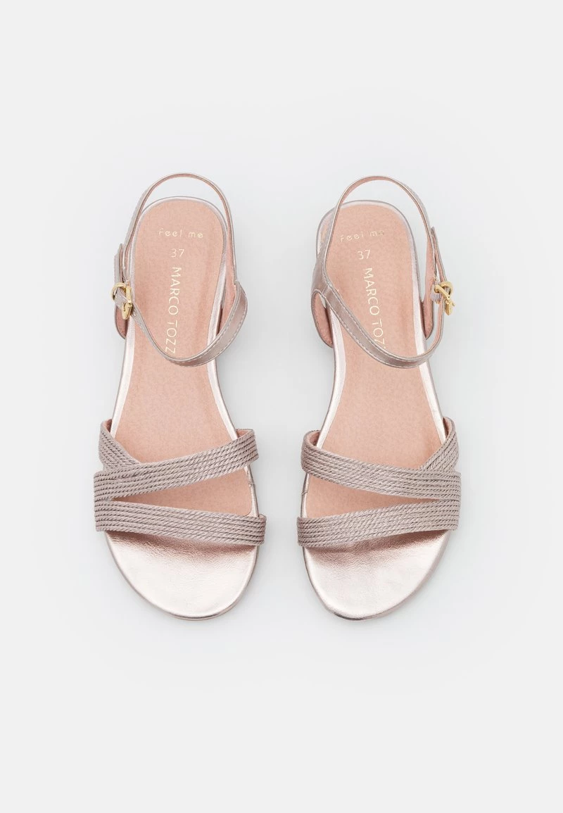 Marco Tozzi Sandales Rose Metallic Femme 6 Marco Tozzi Sandales Rose Metallic Femme – Image 6
