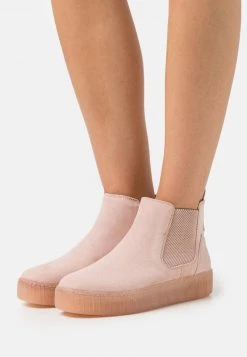 Marco Tozzi Bottines à Plateau Rose Femme