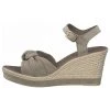 Marco Tozzi Femme Sandales Compensées Beige