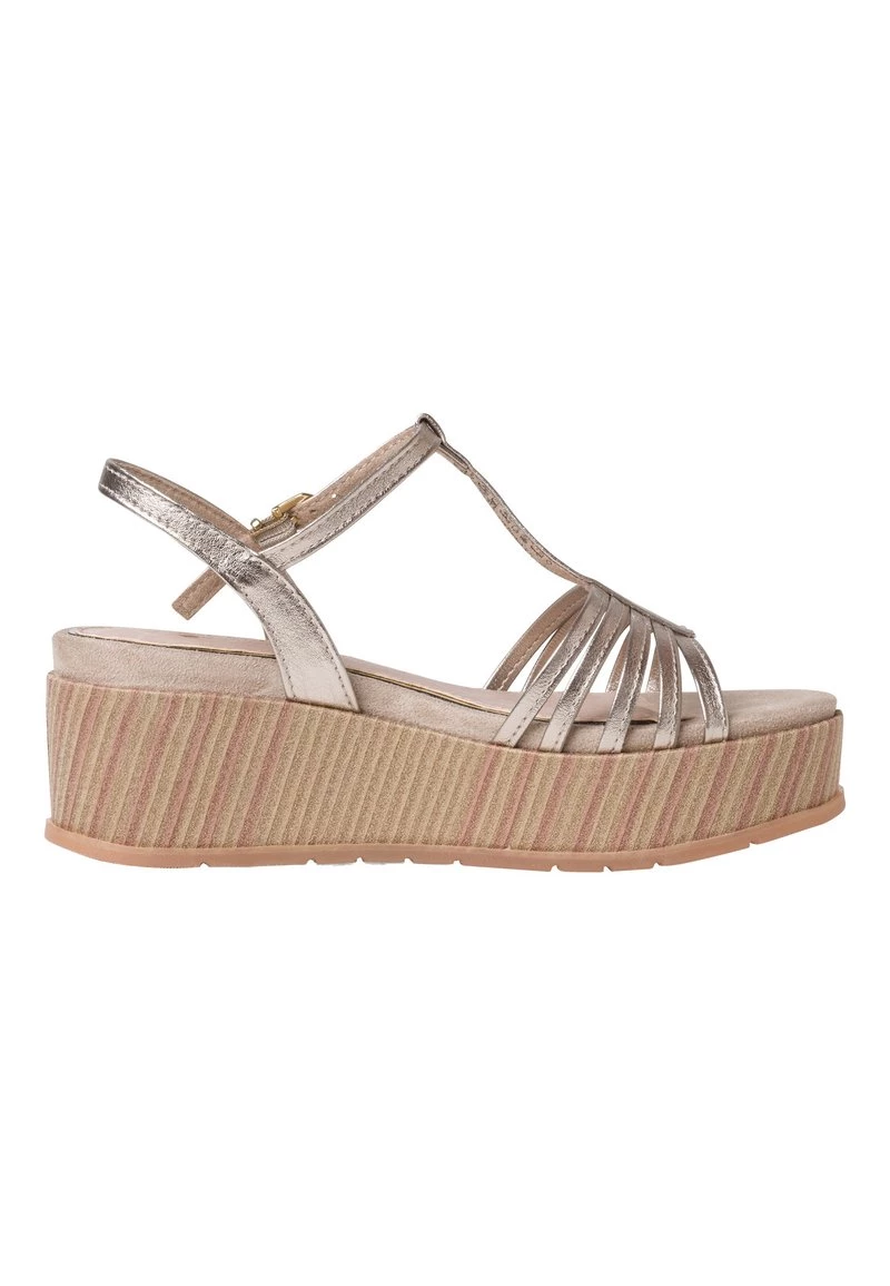 Marco Tozzi BY GUIDO MARIA KRETSCHMER Sandales à Plateforme Platinum Femme 5 Marco Tozzi BY GUIDO MARIA KRETSCHMER Sandales à Plateforme Platinum Femme – Image 5