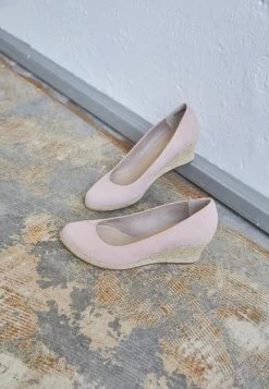 Marco Tozzi Femme Escarpins Compensés Rose -Marco Tozzi Soldes Magasin 2ea59744ee6843f0a642b2bf3bc0f764