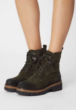 Marco Tozzi BY GUIDO MARIA KRETSCHMER Bottines à Plateau Olive Femme