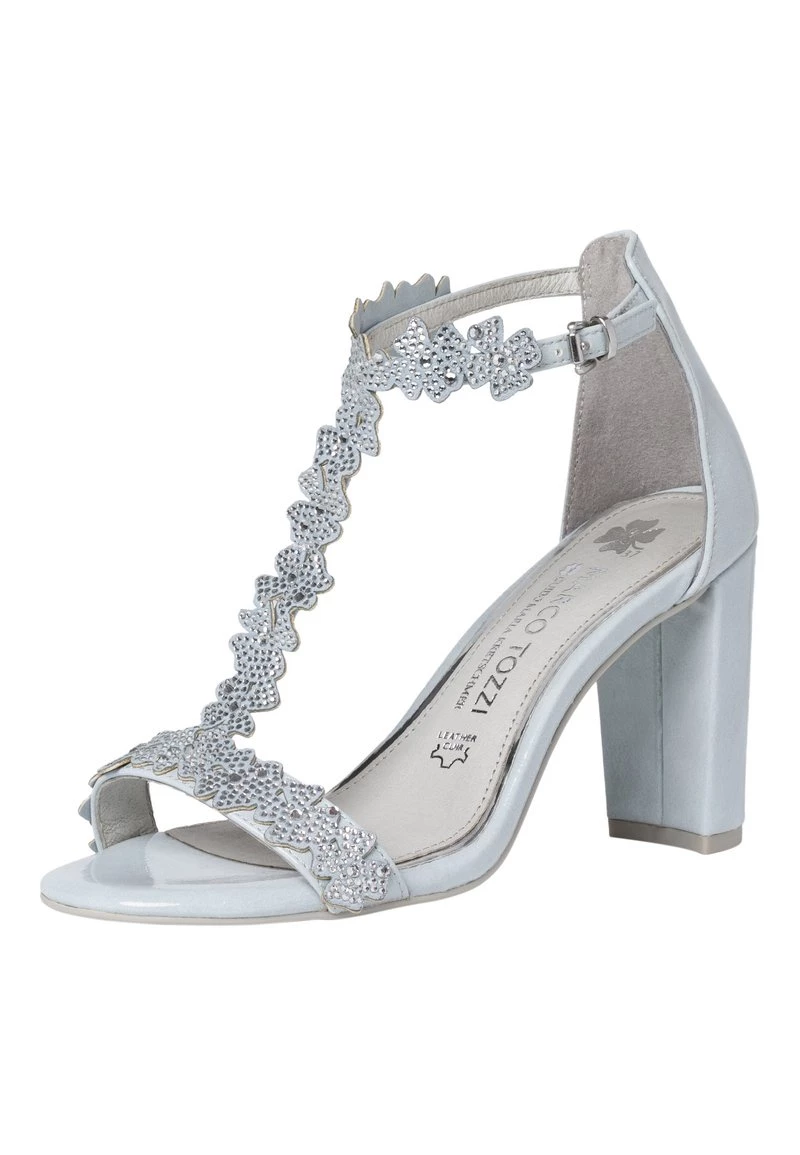 Marco Tozzi BY GUIDO MARIA KRETSCHMER Sandales à Talons Hauts Lt Blue Pat Femme 2 Marco Tozzi BY GUIDO MARIA KRETSCHMER Sandales à Talons Hauts Lt Blue Pat Femme – Image 2