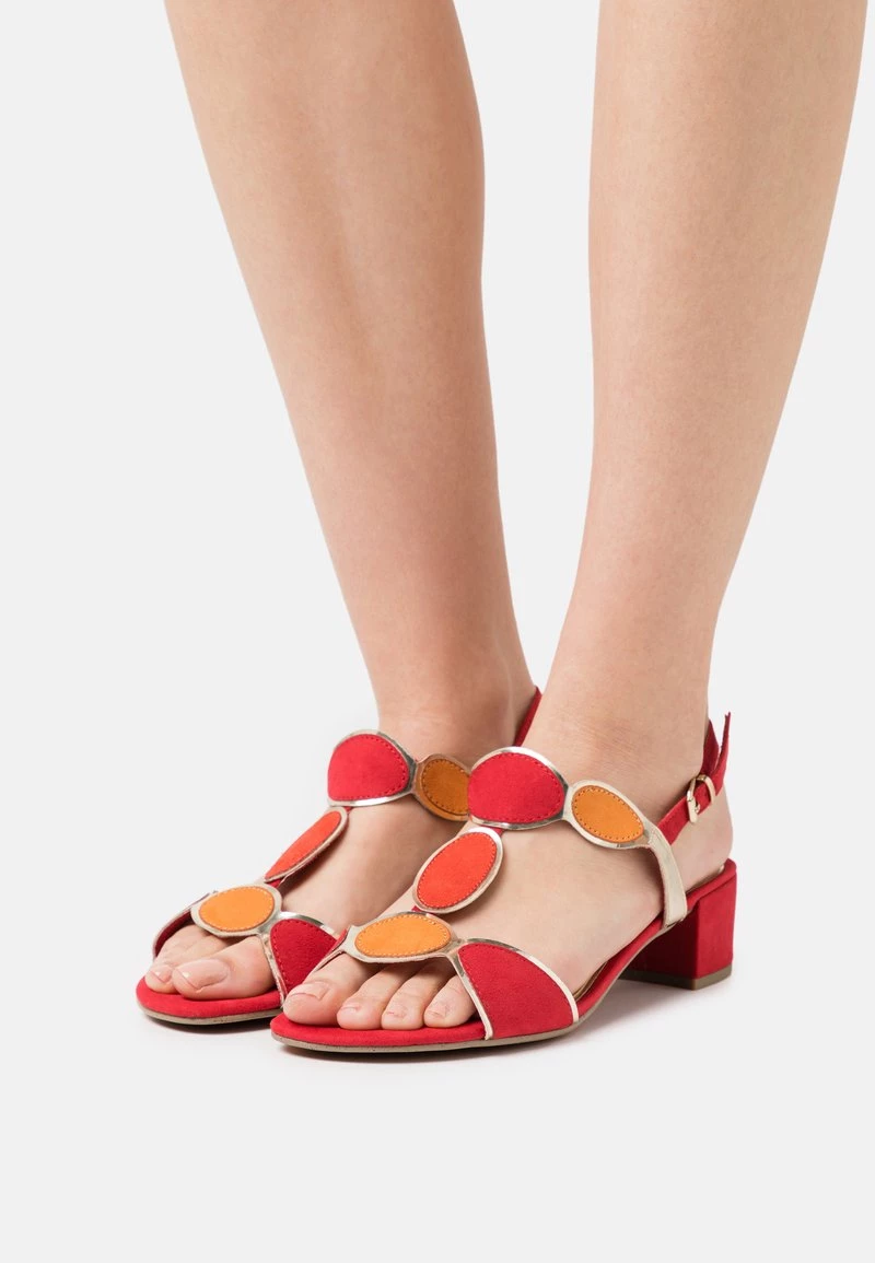 Marco Tozzi Femme Sandales Red 1 Marco Tozzi Femme Sandales Red