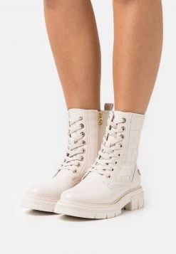 Marco Tozzi Femme Bottines à Lacets Cream