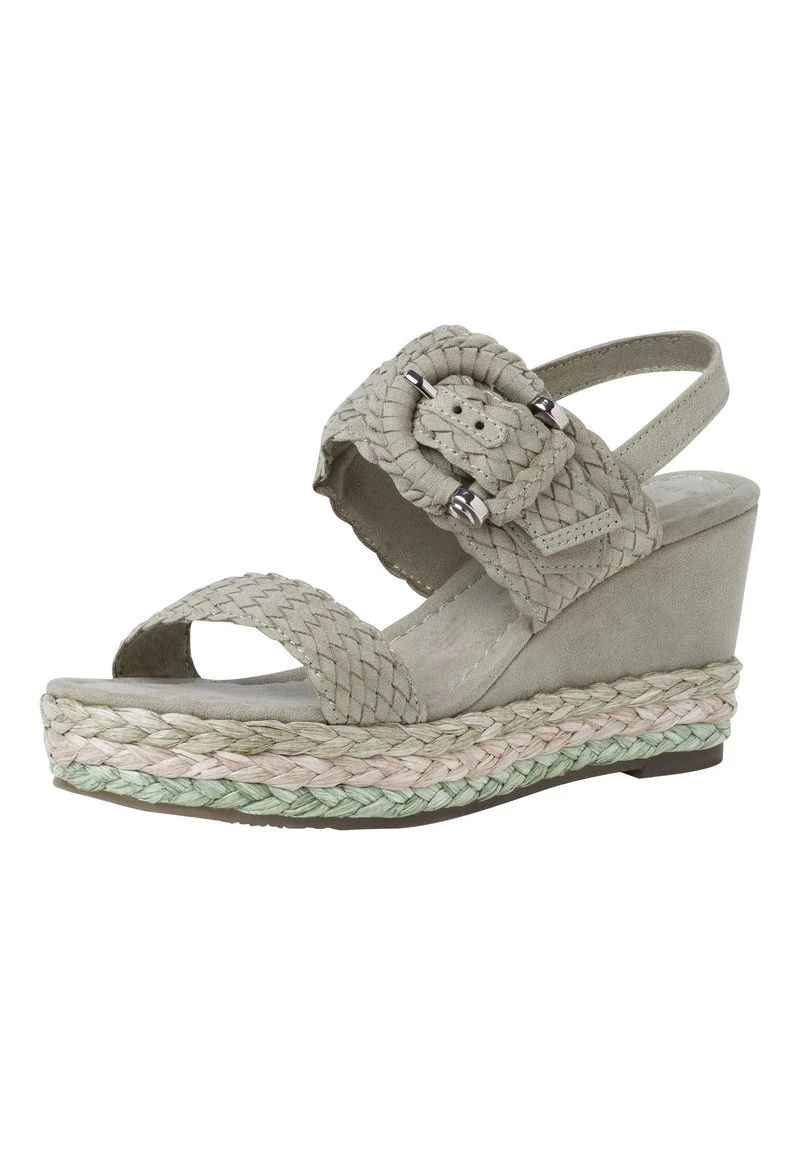 Marco Tozzi Femme Sandales à Talons Hauts Moss 3 Marco Tozzi Femme Sandales à Talons Hauts Moss – Image 3