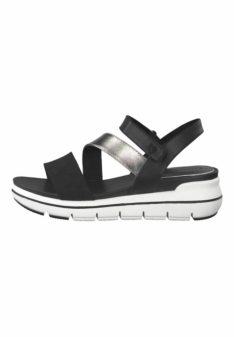 Marco Tozzi Femme Sandales à Plateforme Black Comb 1 Marco Tozzi Femme Sandales à Plateforme Black Comb