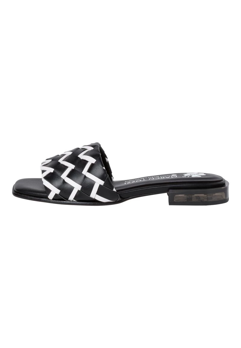 Marco Tozzi BY GUIDO MARIA KRETSCHMER Mules Black/white Femme 1 Marco Tozzi BY GUIDO MARIA KRETSCHMER Mules Black/white Femme
