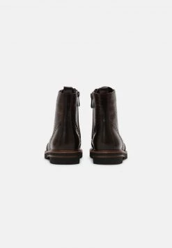 Marco Tozzi Femme Bottines à Lacets Mocca -Marco Tozzi Soldes Magasin 425d0600986243e389c79e2676216524