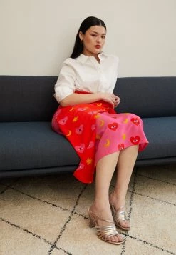 Marco Tozzi Sandales à Talons Hauts Rose Metallic Femme