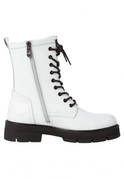 Marco Tozzi Femme Bottines à Plateau White Pat.comb -Marco Tozzi Soldes Magasin 44a98567304949c9b230fbcdf873356b