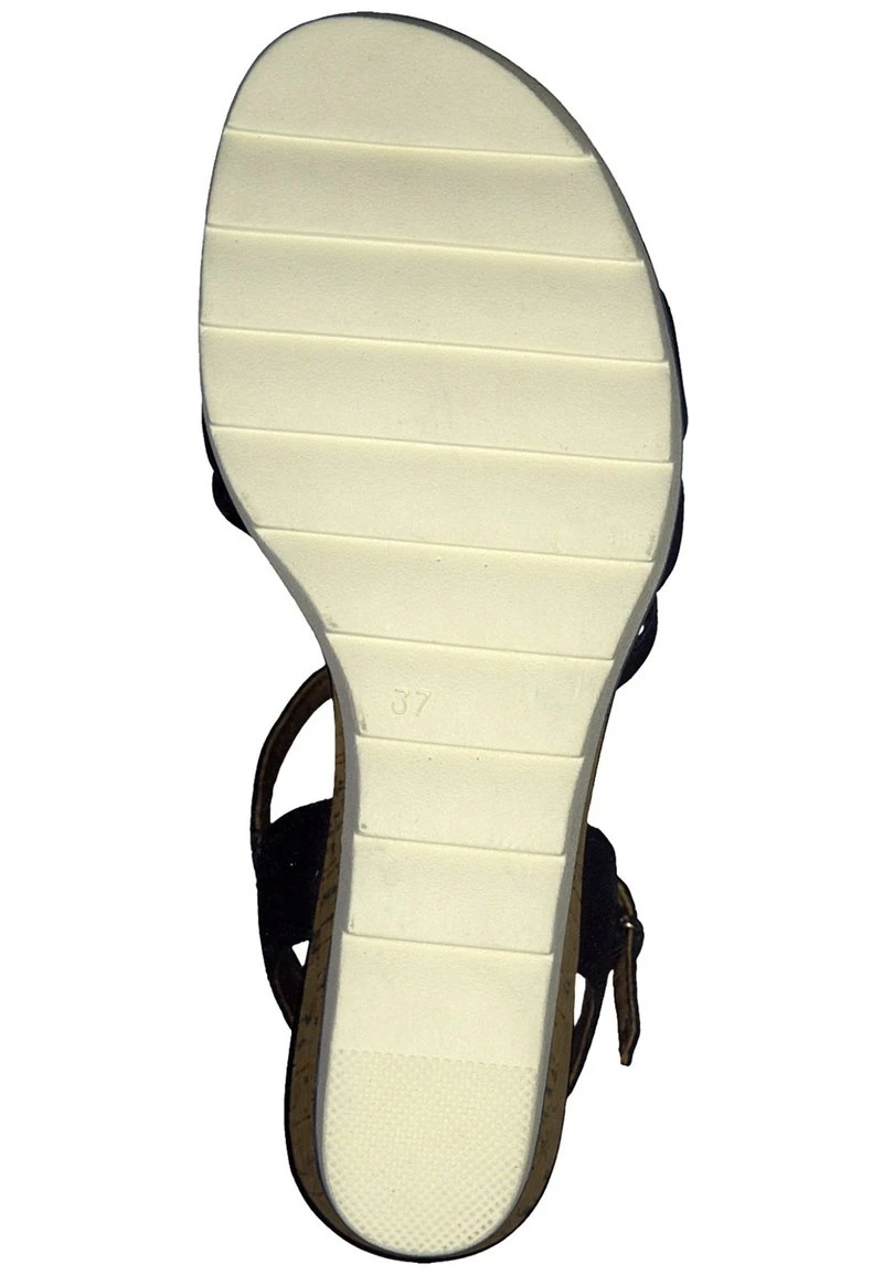 Marco Tozzi Femme Sandales Compensées Black 4 Marco Tozzi Femme Sandales Compensées Black – Image 4