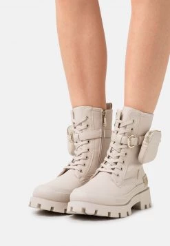 Marco Tozzi Bottines à Plateau Cream Femme