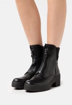 Marco Tozzi Femme Bottines à Plateau Black