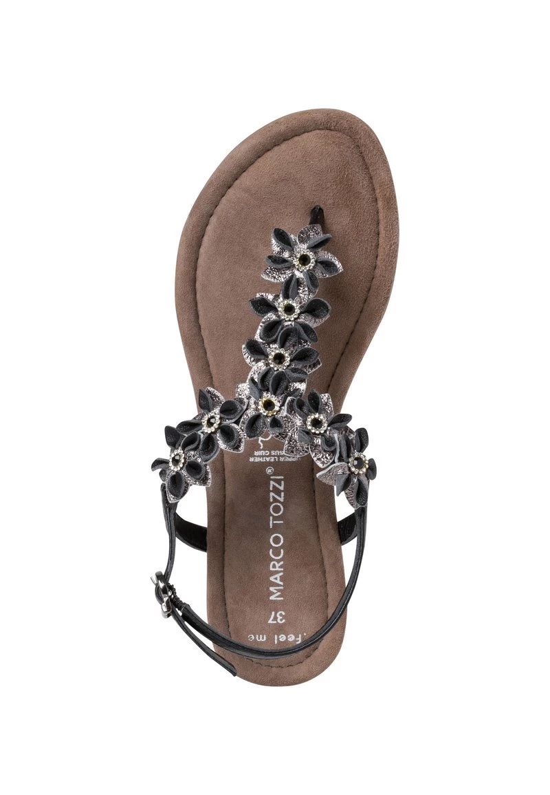 Marco Tozzi Femme SANDALE Tongs Black Comb 3 Marco Tozzi Femme SANDALE Tongs Black Comb – Image 3