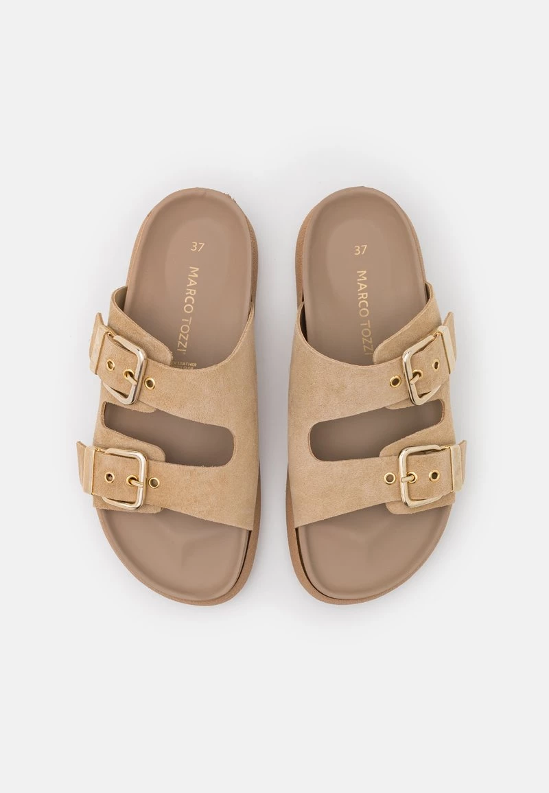 Marco Tozzi Femme Mules Cappuccino 6 Marco Tozzi Femme Mules Cappuccino – Image 6