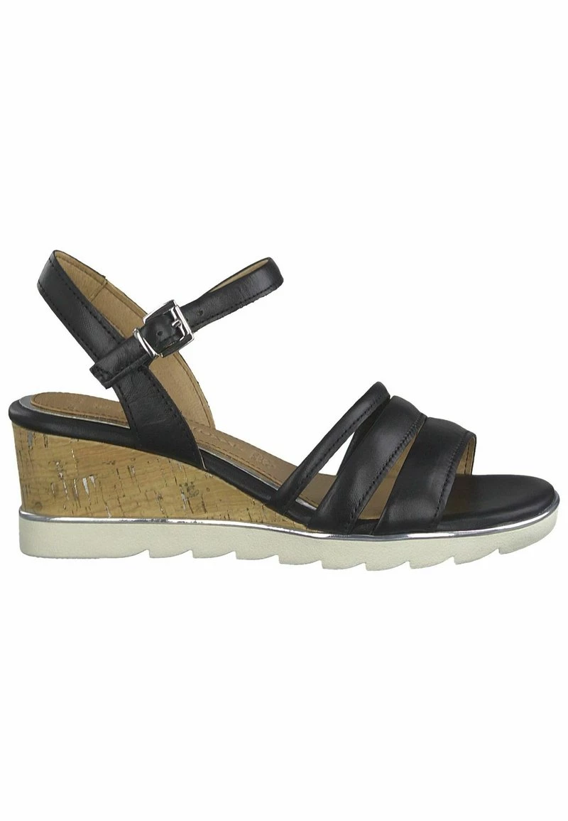 Marco Tozzi Femme Sandales Compensées Black 5 Marco Tozzi Femme Sandales Compensées Black – Image 5