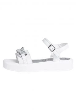 Marco Tozzi Femme Sandales Compensées Pebble