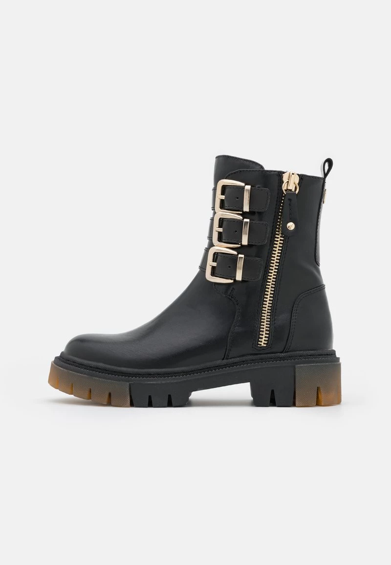 Marco Tozzi Femme Santiags Black/gold 2 Marco Tozzi Femme Santiags Black/gold – Image 2