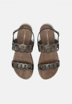 Marco Tozzi Femme Sandales Black -Marco Tozzi Soldes Magasin 6459842453f44097971a3b7c3c3527f0