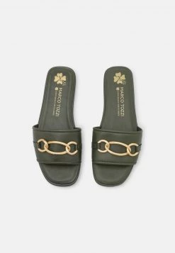 Marco Tozzi BY GUIDO MARIA KRETSCHMER Mules Khaki Femme 11 Marco Tozzi BY GUIDO MARIA KRETSCHMER Mules Khaki Femme -Marco Tozzi Soldes Magasin 658797cd8de047e58812312c1aee645d