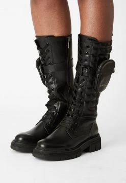 Marco Tozzi Bottes à Lacets Black Femme