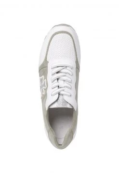 Marco Tozzi BY GUIDO MARIA KRETSCHMER Baskets Basses White/moss C Femme -Marco Tozzi Soldes Magasin 69d215aa5f5f4f759899f9bef3e34957