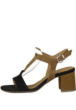 Marco Tozzi Sandales à Talons Hauts Cognac Comb Femme