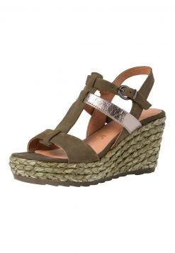 Marco Tozzi Sandales à Talons Hauts Khaki Comb Femme -Marco Tozzi Soldes Magasin 6da7533abe70466b876b9ccbb2982090
