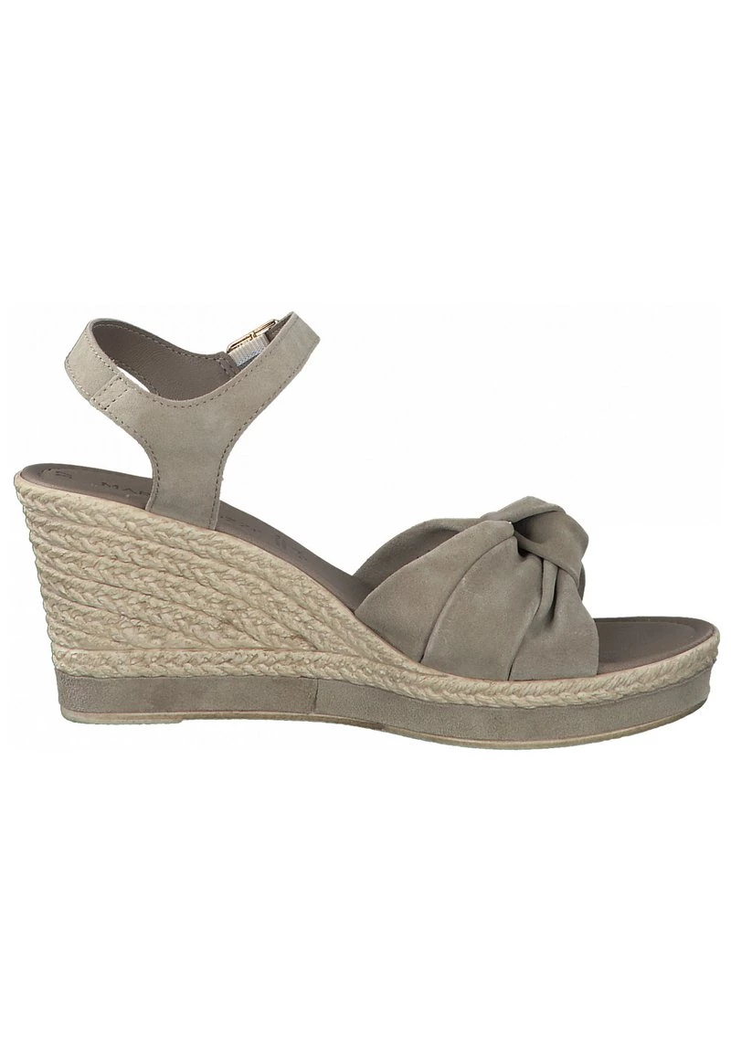 Marco Tozzi Femme Sandales Compensées Beige 5 Marco Tozzi Femme Sandales Compensées Beige – Image 5