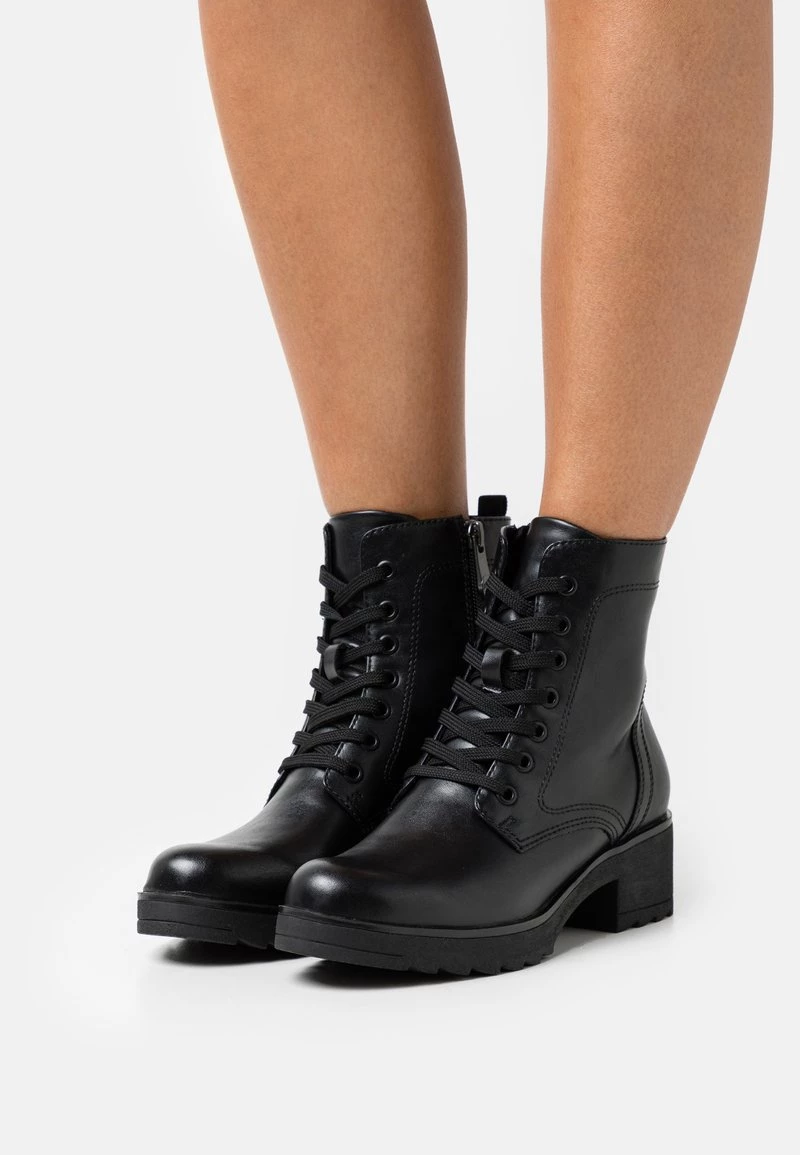 Marco Tozzi Bottines à Plateau Black Antic Femme 1 Marco Tozzi Bottines à Plateau Black Antic Femme