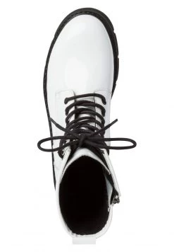 Marco Tozzi Femme Bottines à Plateau White Pat.comb -Marco Tozzi Soldes Magasin 7d88e9746cc74c9a95673ad75f33d2fe