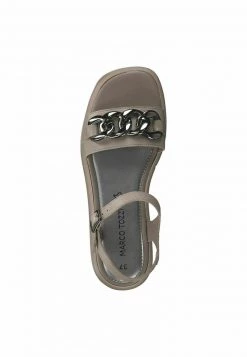 Marco Tozzi Femme Sandales Compensées Taupe -Marco Tozzi Soldes Magasin 800c946b5a3e4c64ac95b95c44629ec6
