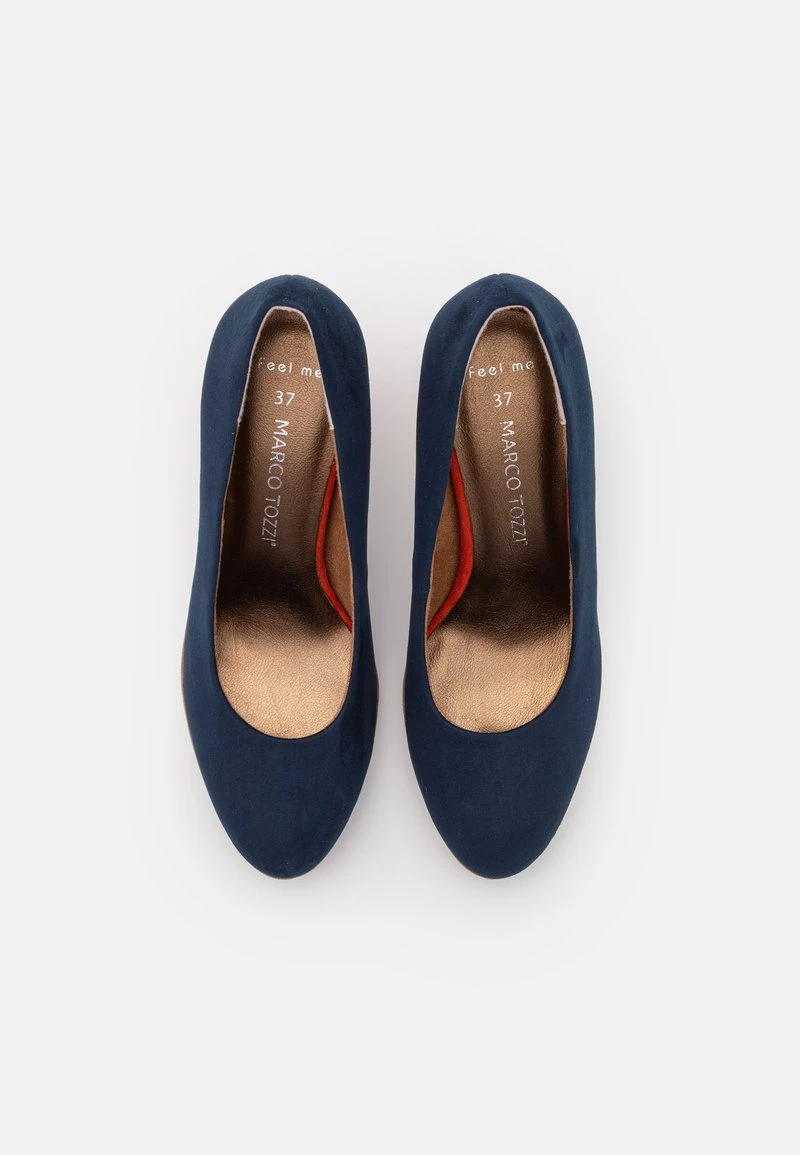 Marco Tozzi Femme Escarpins Navy/multi Coloured 6 Marco Tozzi Femme Escarpins Navy/multi Coloured – Image 6