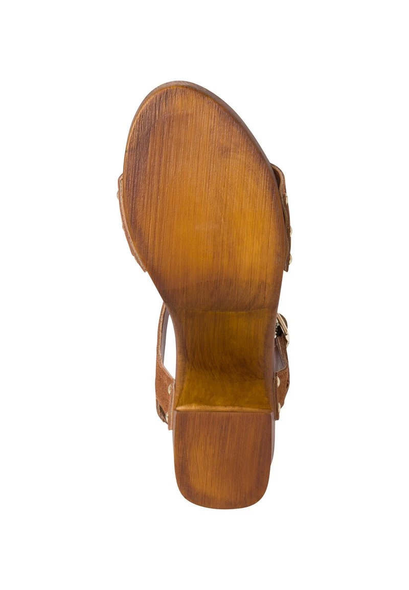 Marco Tozzi SANDALETTE Sabots Cognac Comb Femme 4 Marco Tozzi SANDALETTE Sabots Cognac Comb Femme – Image 4