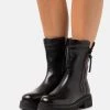 Marco Tozzi Femme Bottines à Plateau Black
