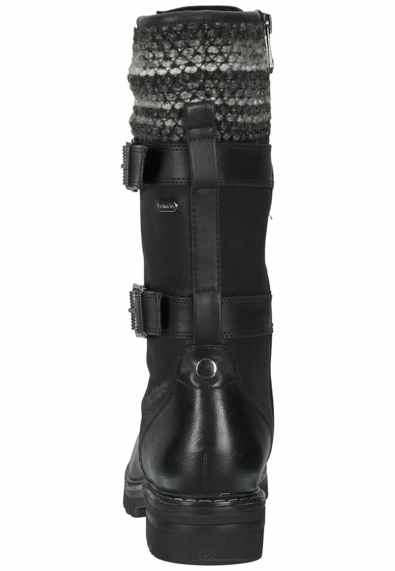 Marco Tozzi Bottes à Lacets Black Comb Femme 4 Marco Tozzi Bottes à Lacets Black Comb Femme – Image 4