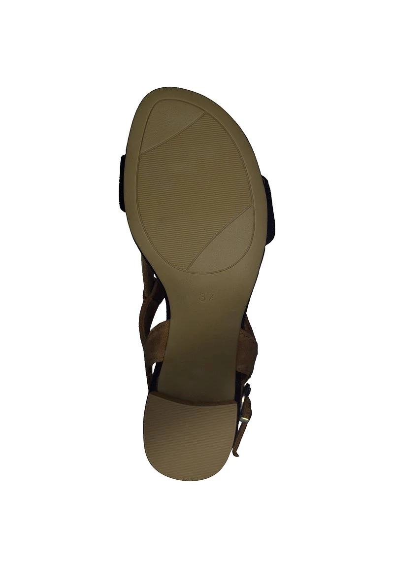 Marco Tozzi Sandales à Talons Hauts Cognac Comb Femme 4 Marco Tozzi Sandales à Talons Hauts Cognac Comb Femme – Image 4