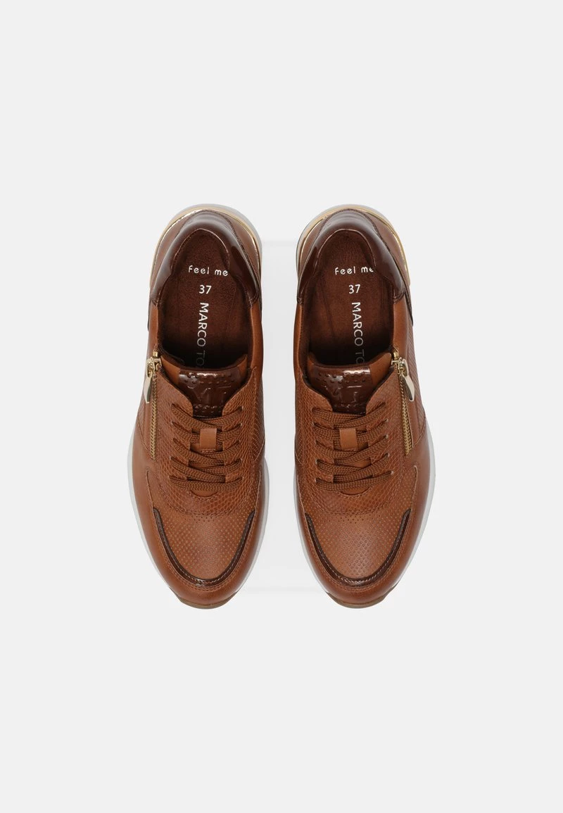 Marco Tozzi Femme Baskets Basses Cognac 6 Marco Tozzi Femme Baskets Basses Cognac – Image 6