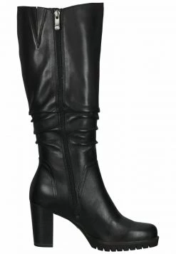 Marco Tozzi Femme Bottes à Talons Hauts Black Antic -Marco Tozzi Soldes Magasin 85338a7741654f2d903c8b6b3da308b3