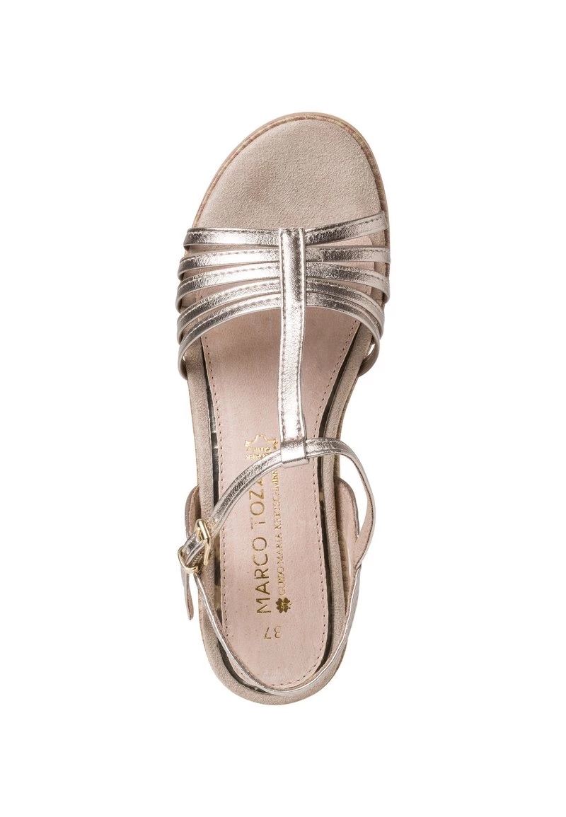 Marco Tozzi BY GUIDO MARIA KRETSCHMER Sandales à Plateforme Platinum Femme 2 Marco Tozzi BY GUIDO MARIA KRETSCHMER Sandales à Plateforme Platinum Femme – Image 2