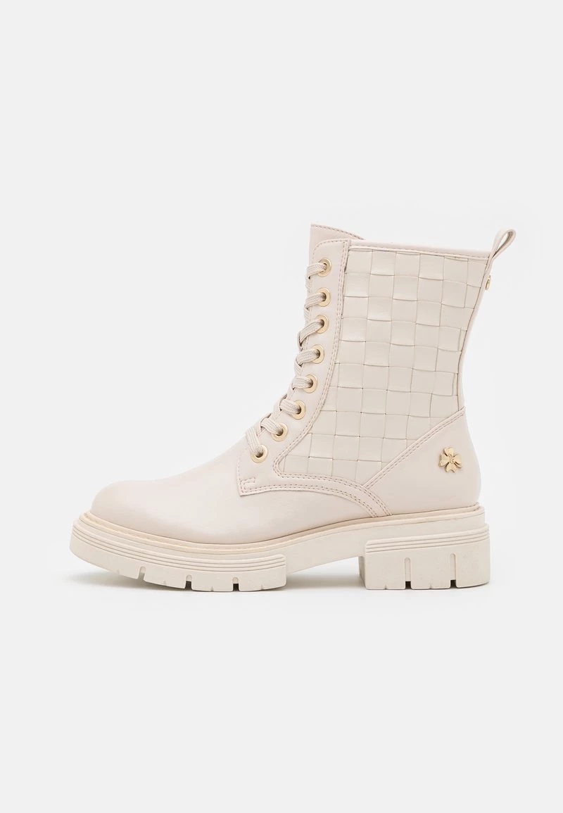 Marco Tozzi Femme Bottines à Lacets Cream 2 Marco Tozzi Femme Bottines à Lacets Cream – Image 2