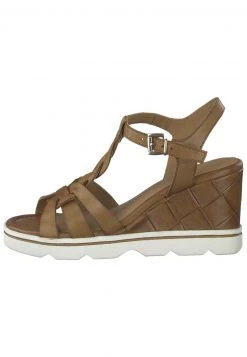 Marco Tozzi Sandales à Plateforme Cognac Antic Femme