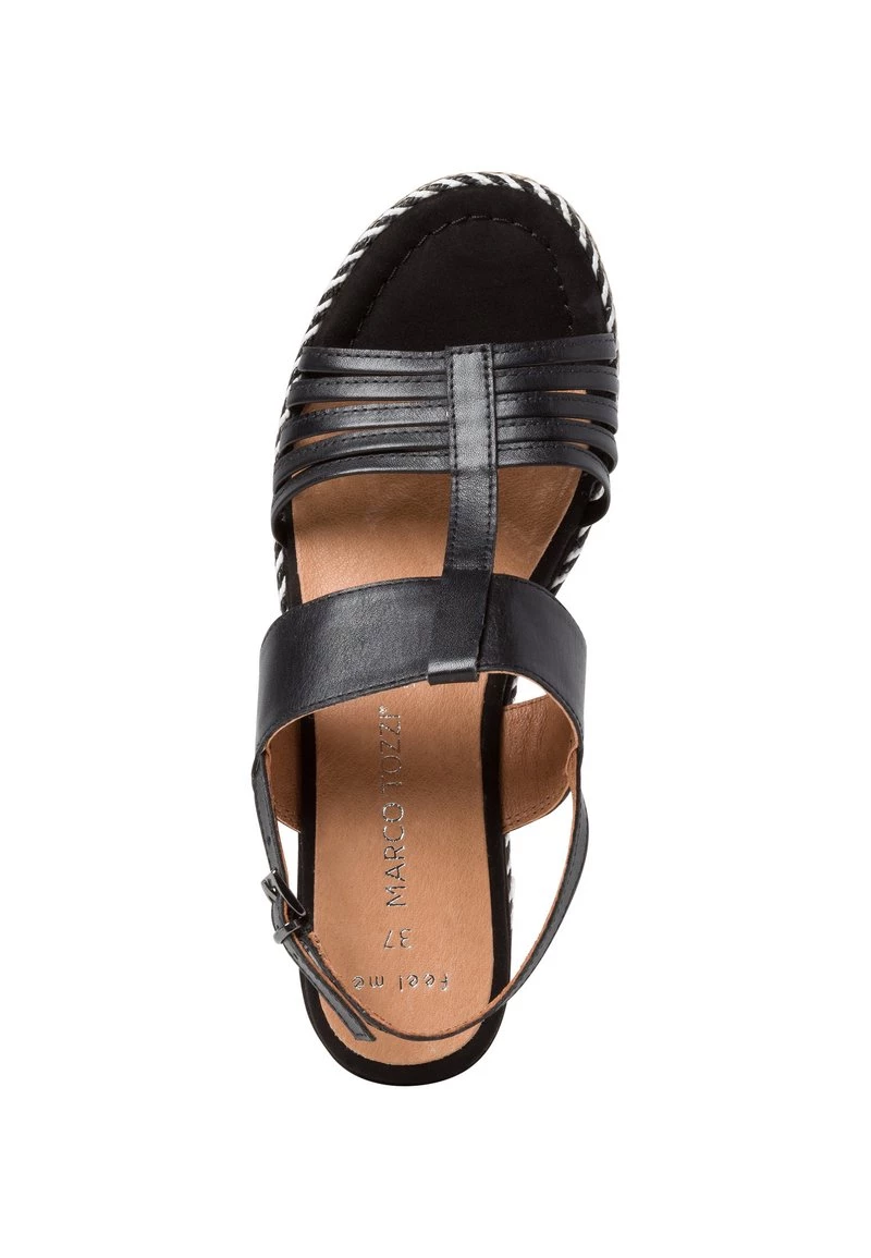 Marco Tozzi Sandales à Plateforme Black Antic Femme 2 Marco Tozzi Sandales à Plateforme Black Antic Femme – Image 2